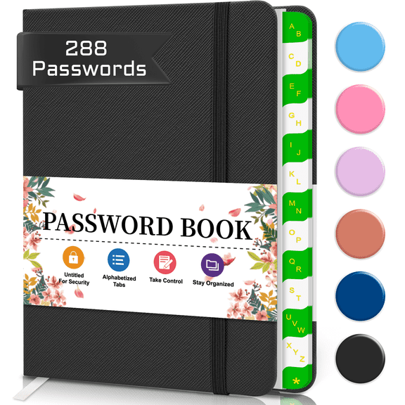 METEOROCK Address Book, Black