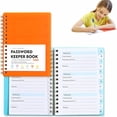 thumbnail image 1 of Password Book Spiral Password Keeper Book Alphabet Tab Password Log Book Internet Address Organizer Notebook Change Password Record Book Home Office Use, 1 of 6