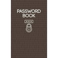 thumbnail image 1 of Password Book : Username and Internet Password Keeper: Brown Digital Pattern (Paperback), 1 of 1