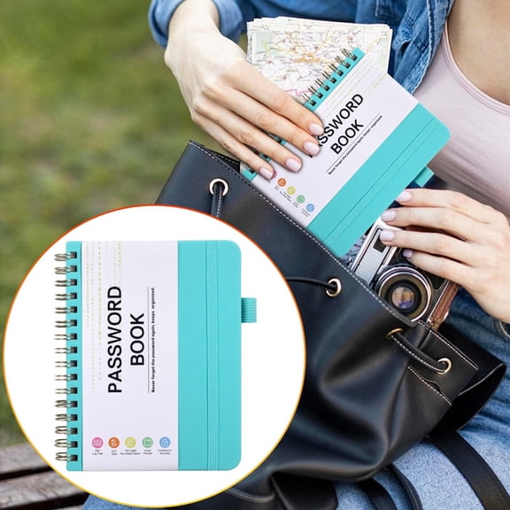 Password Book With Personal Alphabet Label Internet Address And Password Log