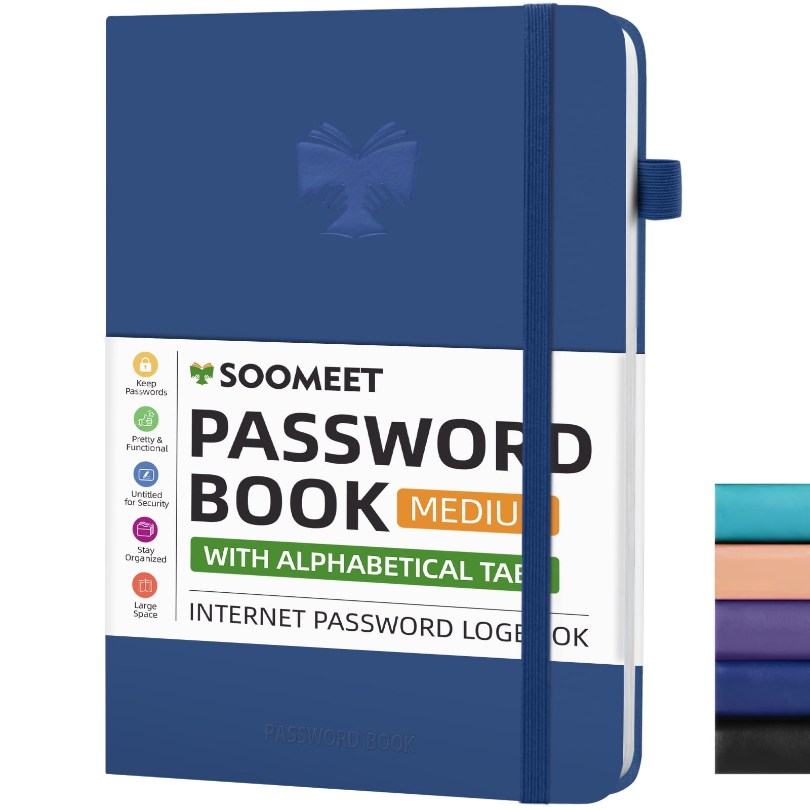 Password Book with tabs. Address and Password Organizer Logbook with Alphabetical tabs