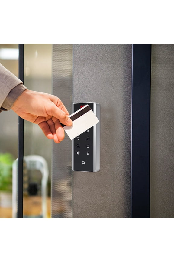 Password Control Access Machine,Card Swiping Security System,Digital Keypad and Card Entry,Multi-User Support,Vandal Proof Design,Wired Door Lock Controller,Office and Home Access Management