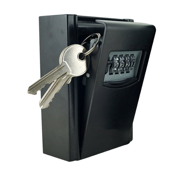 Password Key Safe Box , Outdoor Key Lock Box 4 Digit Combination Key Code Large Storage Wall Mounted Safety Password Boxs