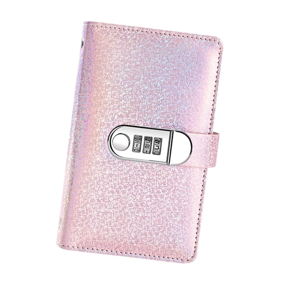 Password Lock Money Saving Notebook with 50 Clear Protective Sheets Portable Cash Organiser for Travel and Daily Use