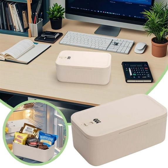 Password Lock Sealed Storage Container for Food Snacks Phone Secure Durable -Purpose Organizer with Combination Code