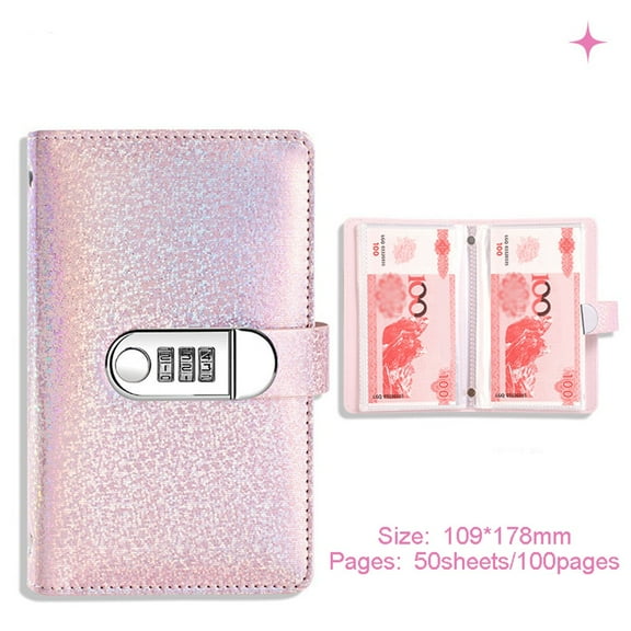 Password Lock Wallet Binder For Organizing Money And Financial Documents