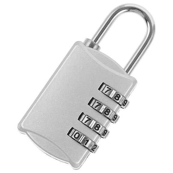 Digital Code Combination Lock Made of Zinc Alloy for Home Use Silver Color 1PCS