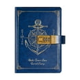 thumbnail image 1 of Password Notebook with Lock - High Security B6 Leather Diary for Notes and Thoughts, 1 of 3