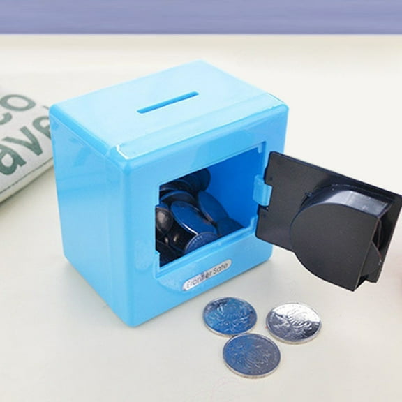 Password Piggy Bank Password Safe Piggy Box Piggy Bank Piggy Bank Blue,1X Piggy Bank,Combination Lock Money Coin Saving Storage Box Code Cash Safe Case Piggys Bank