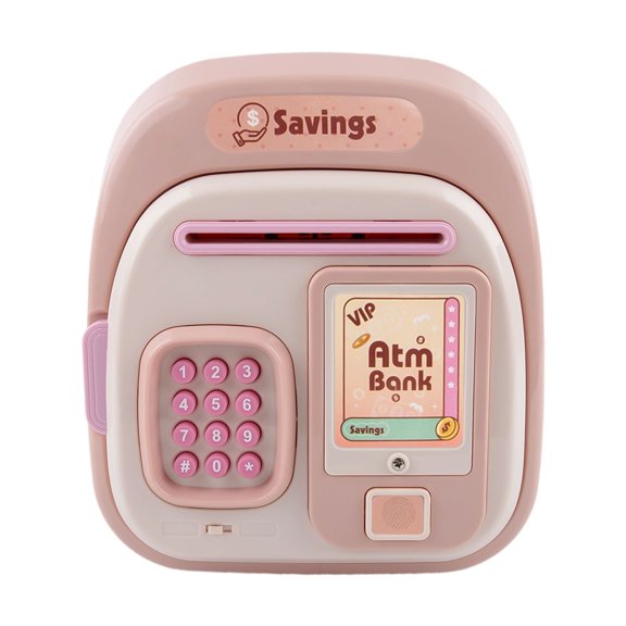 Password Piggy Bank with Automatic Money Roll Fingerprint Unlocking Large Safe