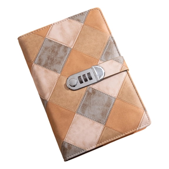 Password Protected Diary Notebook With Thick Cover 200 Pages Premium Paper Great For Office And Travel Recording Use