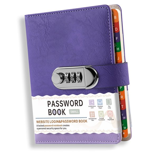 Password Protected Diary With Thick Cover 60 Pages Paper Ideal For Travel