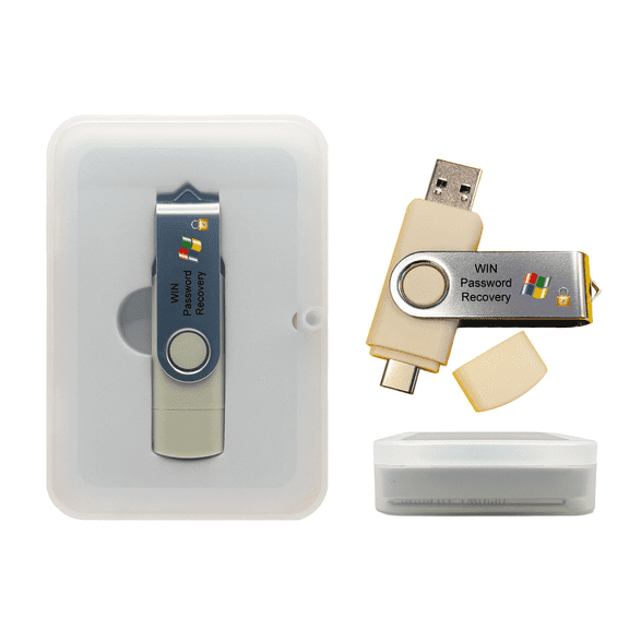 Linux & Windows Password Reset USB Flash Drive – Recover, Unlock or Restore Access to Locked Computers – Bootable Live System Recovery Tool for PC