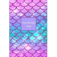thumbnail image 1 of Password Logbook: Purple Turquoise Glitter Mermaid Print Email Password Organizer with Alphabetical Tabs, Password Keepe, 1 of 1