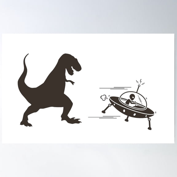 Past Chasing The Future Poster Wall Art, Modern Wall Decor For Living Room Bedroom, 12x18 UNFRAMED