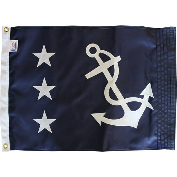 Past Commodore - 24"x36" Nylon Flag