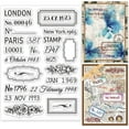 thumbnail image 1 of Past Date Clear Stamps Zip Code City Silicone Clear Stamp Seals for Cards Making DIY Scrapbooking Photo Journal Album Decoration, 1 of 9