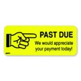 thumbnail image 1 of "Past Due Payment" Collection Labels - 1" x 2-1/4" - 250/Box, 1 of 5
