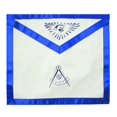 thumbnail image 1 of Past Master Apron - Masonic Blue Lodge Freemason - Compass & All seeing eye, 1 of 1