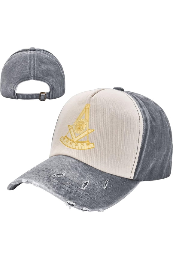 Past Master Jewel Gifts Cowboy Hat Trucker Hat Men Baseball Hats Snapback Cap Dad Hats Summer Hats Dark Red
