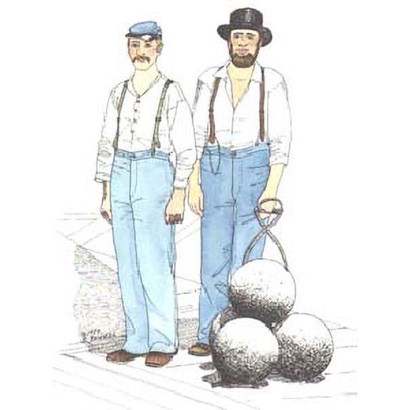 Past Pattern Enlarged Draft of Union Issue Trowsers Sewing Pattern (pastpattern713)