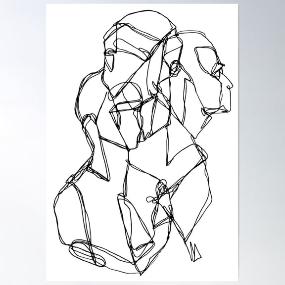 Past Present Future Poster Wall Art, Modern Wall Decor For Living Room Bedroom, 12x18 UNFRAMED