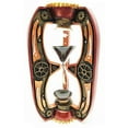 thumbnail image 1 of Past Present and Future Time Warp Steampunk Gearwork Sandtimer Black Sand Sculpture, 1 of 3