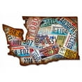 thumbnail image 1 of Past Time PSB007 20 x 13 in. Washington State License Plates Custom Shape Sign, 1 of 1