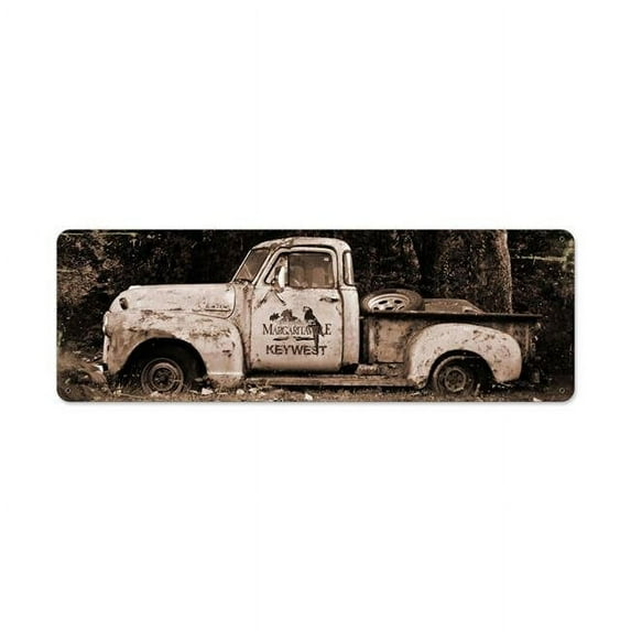 Past Time Signs AIF073 8 x 24 in. Margaritaville Key West Sign