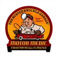 thumbnail image 1 of Past Time Signs BUST127 Motor Medic Automotive Round Banner Metal Sign, 1 of 1