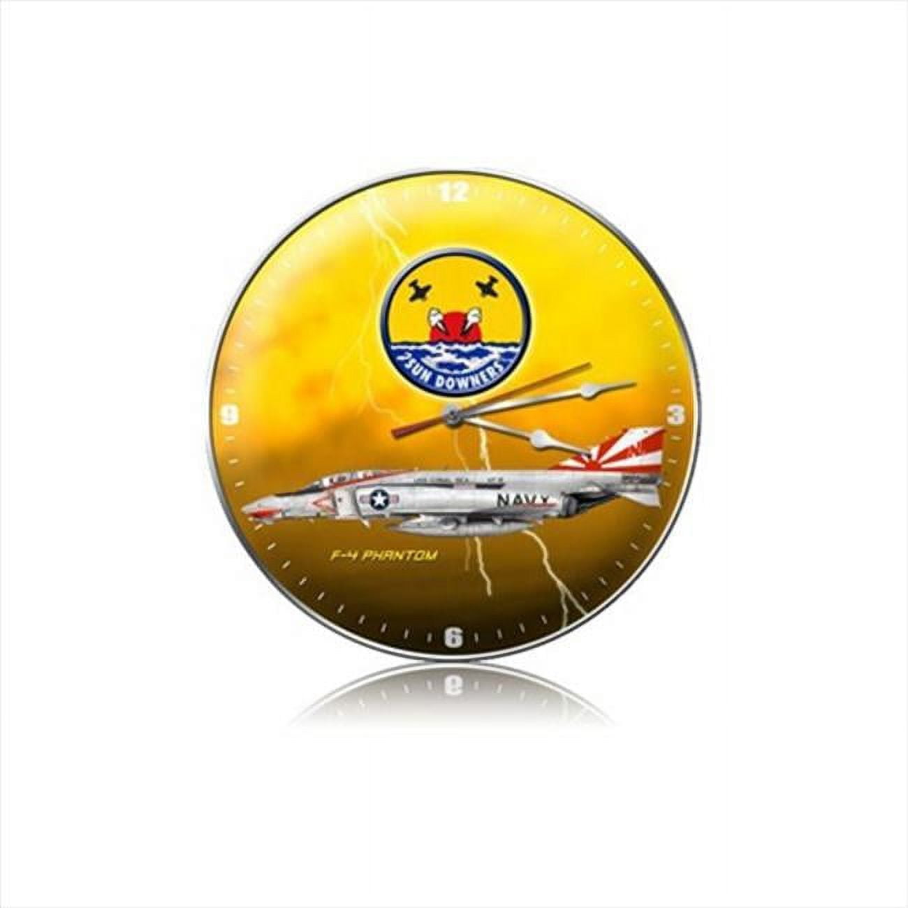 Past Time Signs C061 F4 Sundowners Aviation Clock