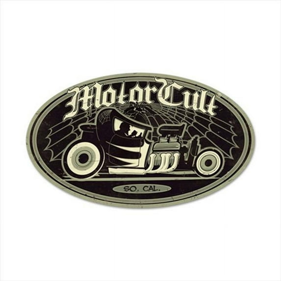 Past Time Signs CULT012 Afterhours Automotive Oval Metal Sign