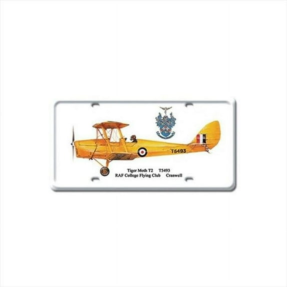 Past Time Signs DP020 Tiger Moth T2 Aviation License Plate