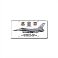 thumbnail image 1 of Past Time Signs DP024 F-16C Fighting Falcon Aviation License Plate, 1 of 1