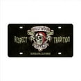thumbnail image 1 of Past Time Signs HHR017 Skull Pistons Automotive License Plate, 1 of 1