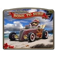 thumbnail image 1 of Past Time Signs LGB032 Larry Grossman Bone to Surf Plasma Metal Sign - 18 x 14 in., 1 of 1