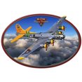 thumbnail image 1 of Past Time Signs LGB054 Larry Grossman B-17G Flying Fortress Plasma Metal Sign - 12 x 18 in., 1 of 1