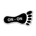 thumbnail image 1 of Past Time Signs  On-On Foot Sports And Recreation Custom Metal Shape, 1 of 1