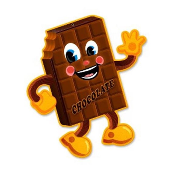 Past Time Signs PS090 Chocolate Food And Drink Custom Metal Shape