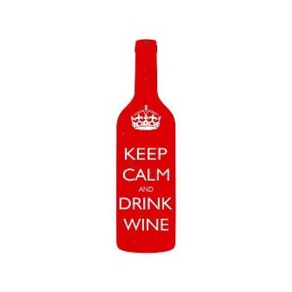 Past Time Signs PS182 Keep Calm Bar And Alcohol Custom Metal Shape