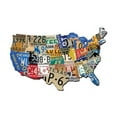 thumbnail image 1 of Past Time Signs PS197 USA License Plate Custom Metal Shape Sign, 1 of 1