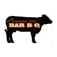 thumbnail image 1 of Past Time Signs PS235 Kansas City BBQ Cow Custom Metal Shape Sign, 1 of 1