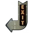 thumbnail image 1 of Past Time Signs PS976 17 x 25 in. EXit Left Arrow 3-D Sign, 1 of 1