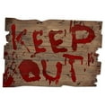 thumbnail image 1 of Past Time Signs PSB053 14 x 20 in. Keep Out Scary Vintage Sign, 1 of 1