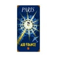 thumbnail image 1 of Past Time Signs PTS357 Paris Air France Travel Vintage Metal Sign, 1 of 1