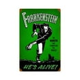 thumbnail image 1 of Past Time Signs PTS401 Frankenstein Alive Humor Vintage Metal Sign, 1 of 1