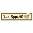 thumbnail image 1 of Past Time Signs PTS715 Bon Appetit Satin Metal Sign - 20 x 5 in., 1 of 1