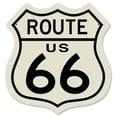 thumbnail image 1 of Past Time Signs PTSB049 Route US 66 Shield Metal Sign - 15 x 15 in., 1 of 1