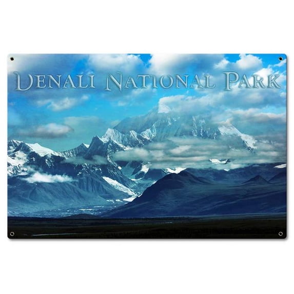 Past Time Signs PTSB549 24 x 16 in. Denali Vintage Metal Sign