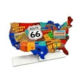 thumbnail image 1 of Past Time Signs PTST712 Route 66 USA Road Map Table Topper, 1 of 1